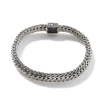 John Hardy Blue Sapphire Reversible Classic Chain Bracelet