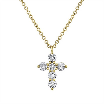 Shy Creation Diamond Initial "A" Necklace Pendant