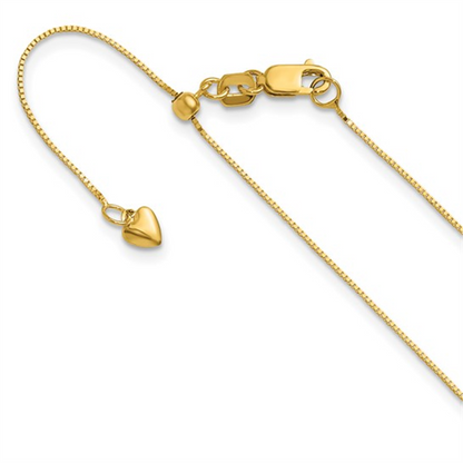 Gold Adjustable Box Chain