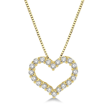 Rolland's Designs Diamond Heart Pendant -0.50cts