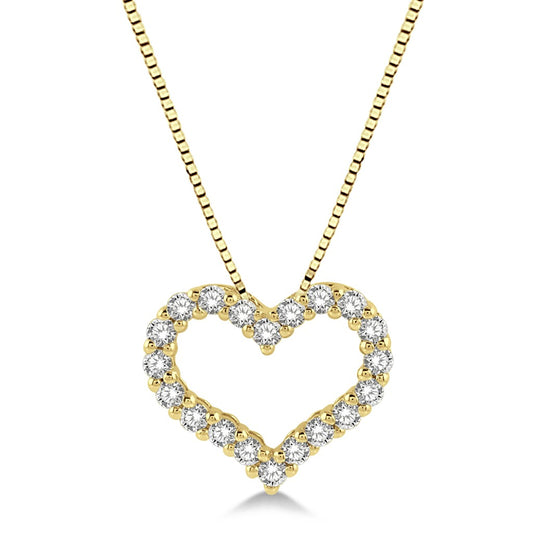 Rolland's Designs Diamond Heart Pendant -0.50cts