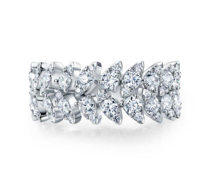 Hearts On Fire 18kw Diamond Dewdrop Ring