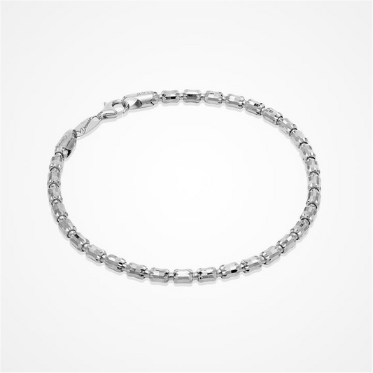 Desmos Barrel Crystal Bead Bracelet