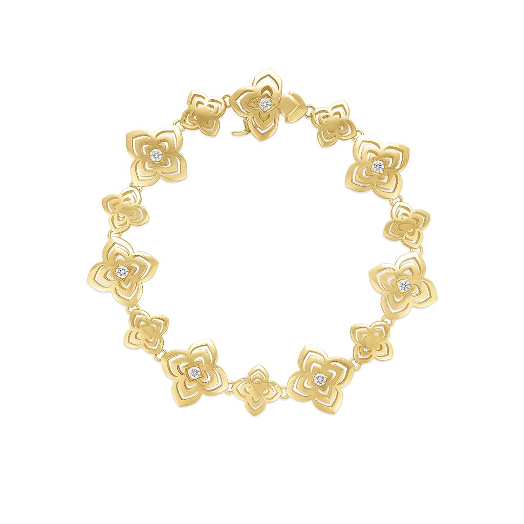 Roberto Coin 18Ky Diamond Palazzo Ducale Bracelet