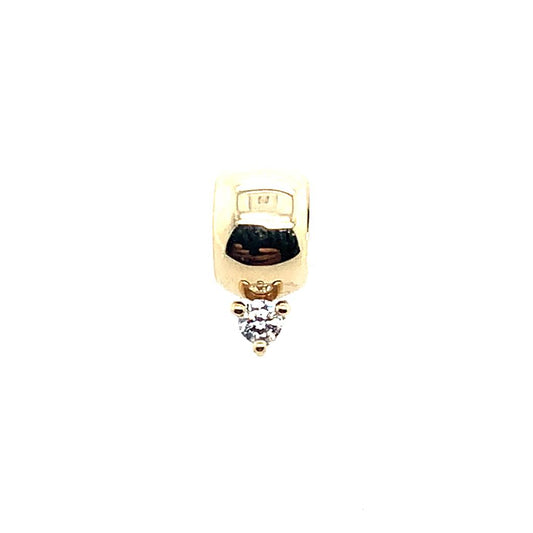 Rolland's Designs Wheel Charm with Diamond Accent